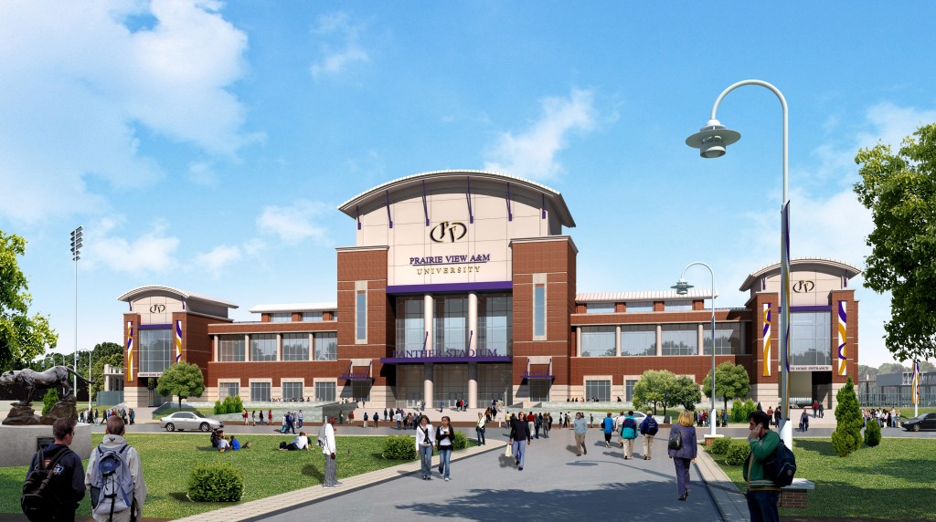A&M Prairie View Exterior Aerial Daytime