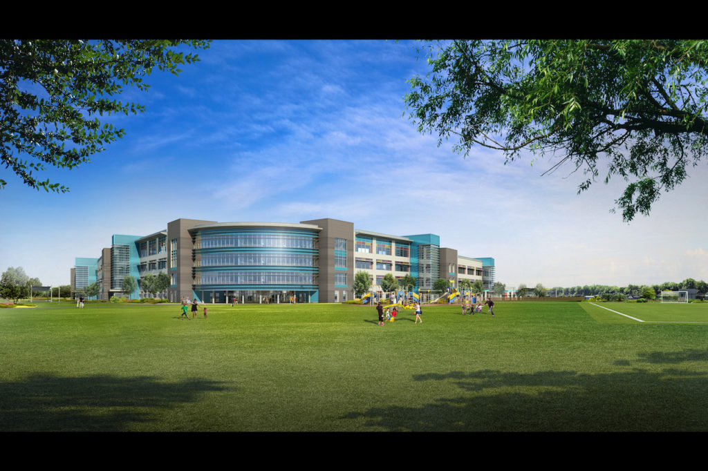 British International School Exterior Eye level daytime