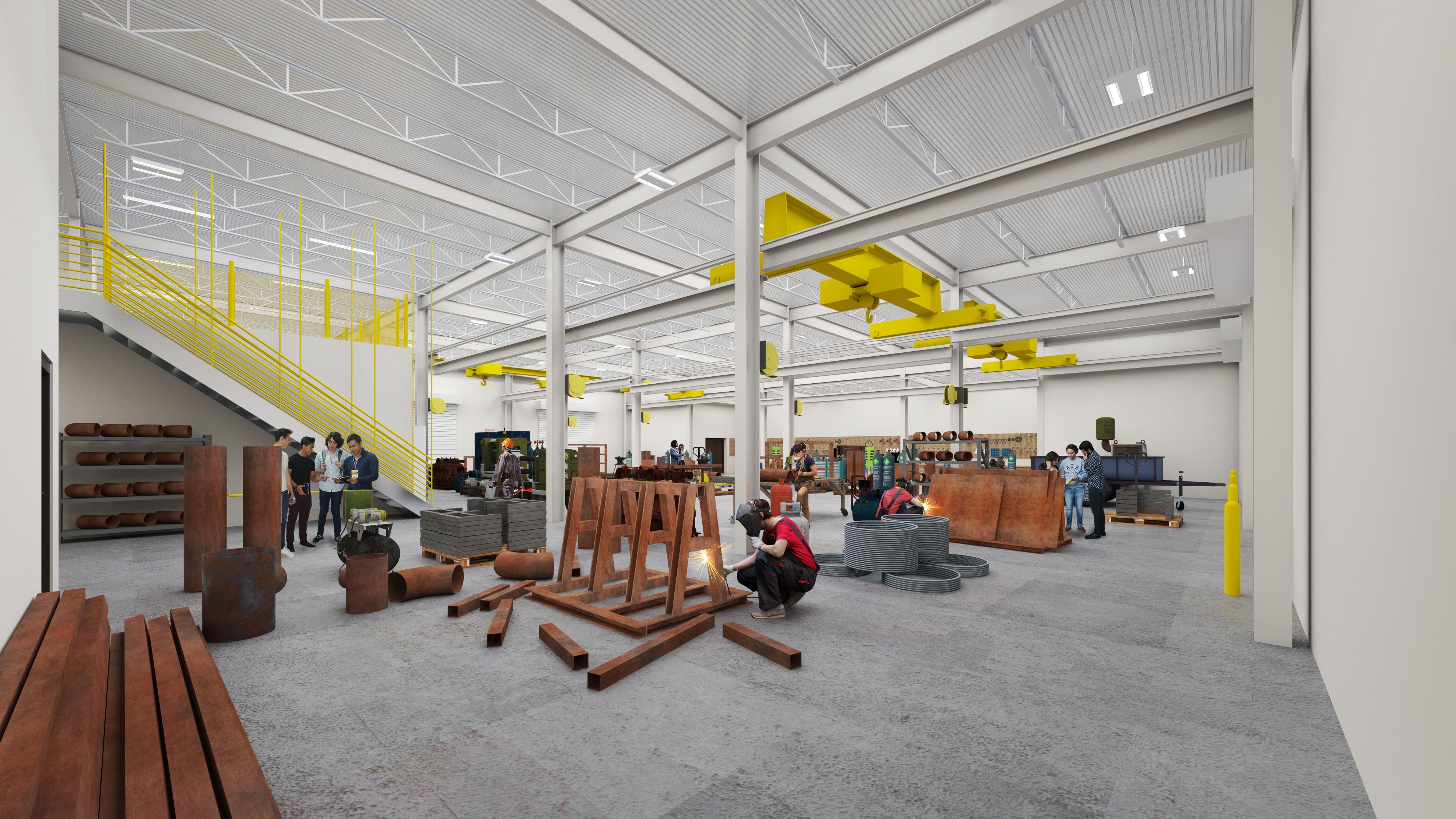 CTE-Shop-Shiver-Megert-&-Associates-Interior-Eye-Level-Daytime-Ackerly-Texas