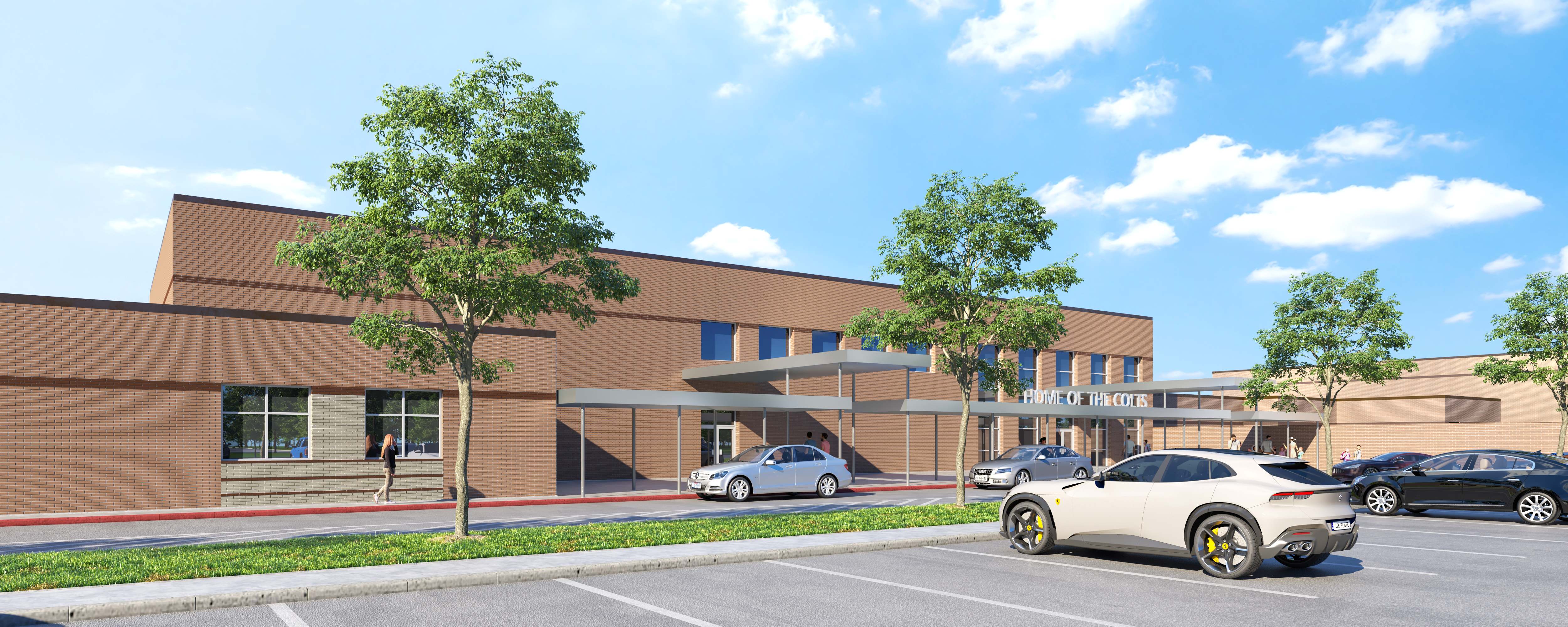 Cimarron-Elementary-School-Exterior-Back-Daytime-Houston-TX