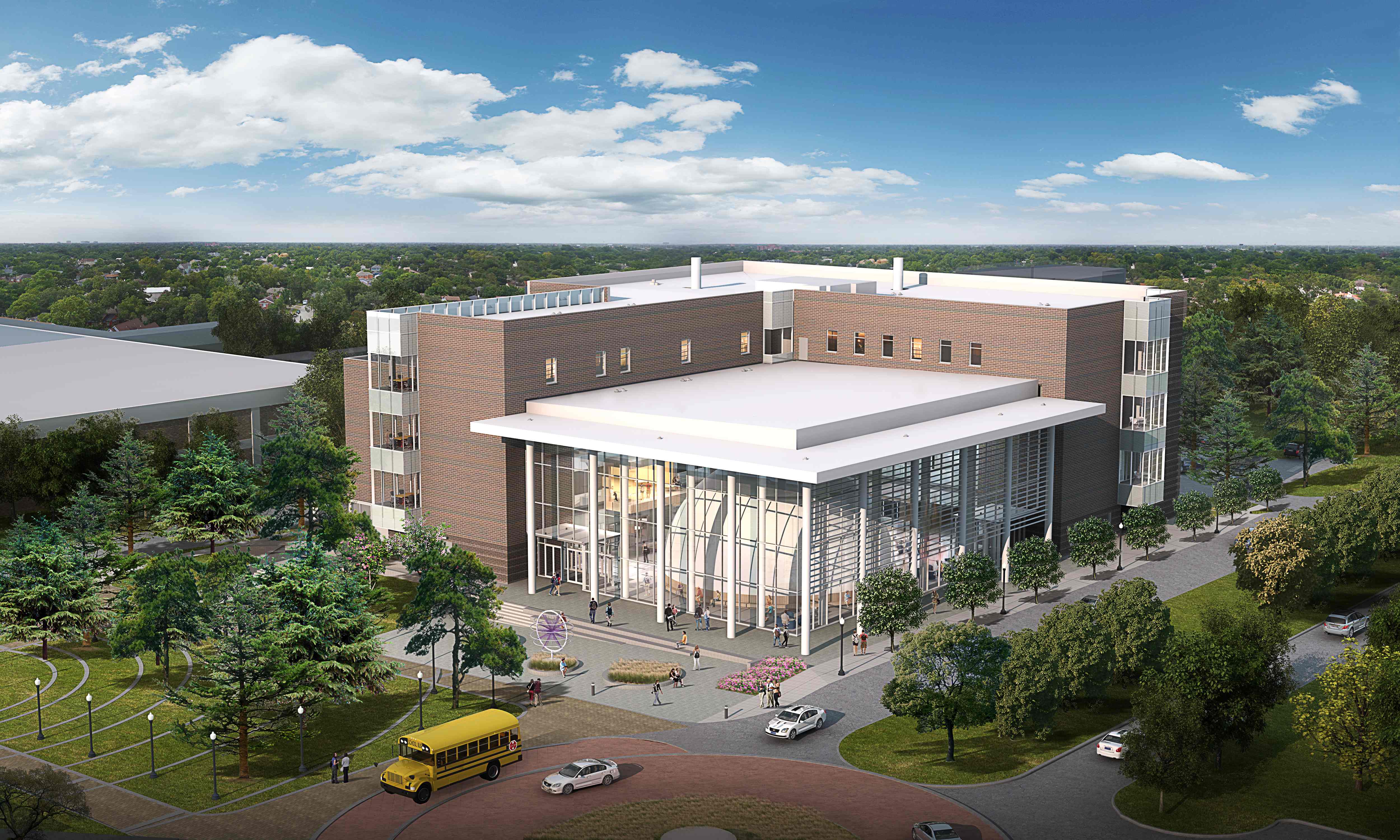 SFA-STEM-Exterior-NW-Aerial-Daytime-Nacogdoches-TX