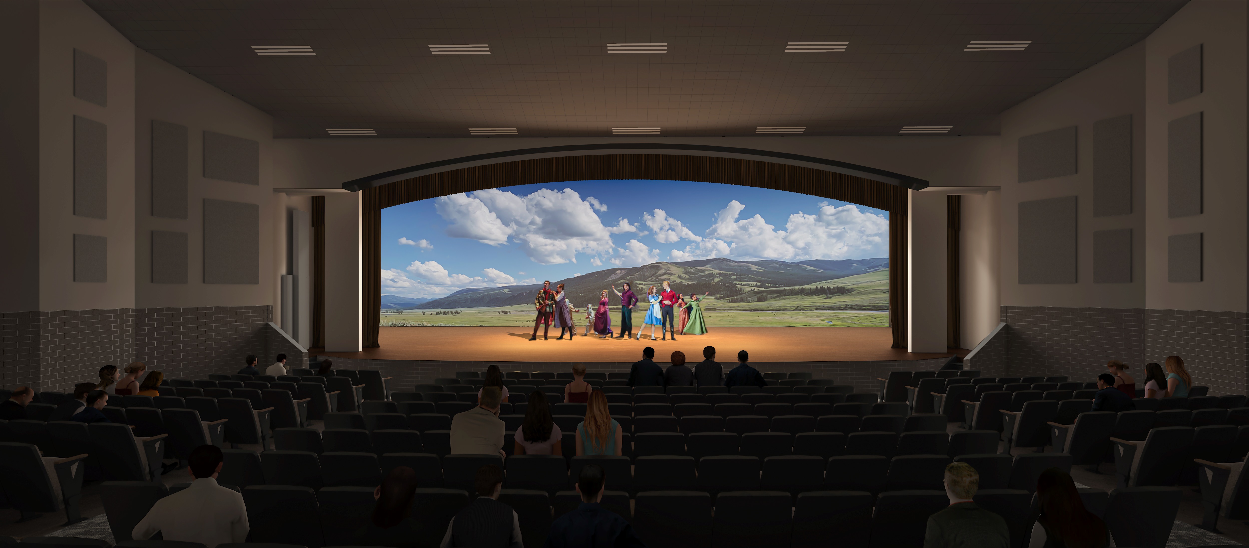 Sands-CISD-Education-Auditorium-Shiver-Megert-&-Associates-Interior-Eye-Level-Daytime-Ackerly-Texas
