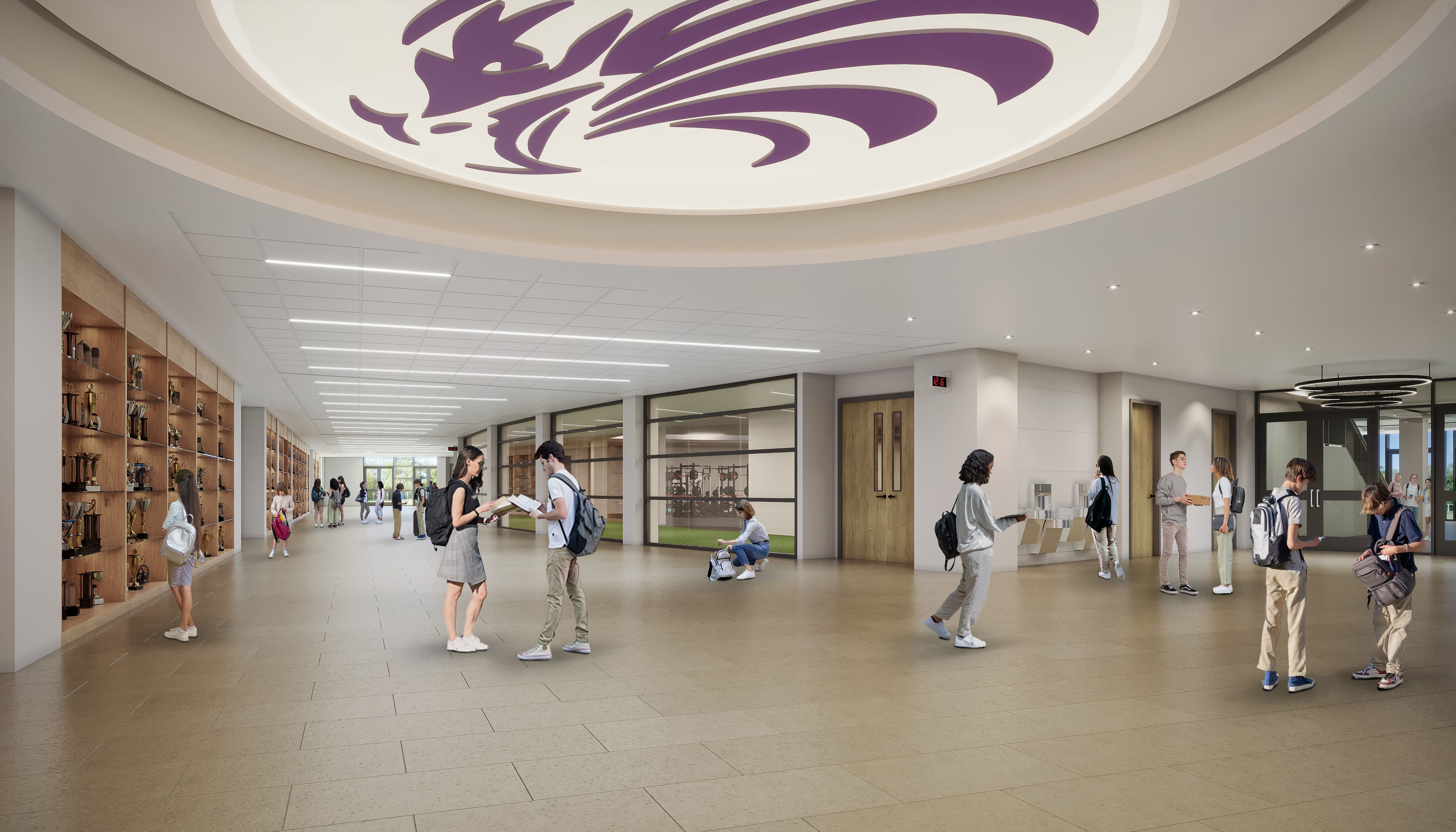 The-Kinkaid-School-Interiors-Studio-Red-Architects-Corridor-Interior-Eye-Level-Daytime-Houston-Texas