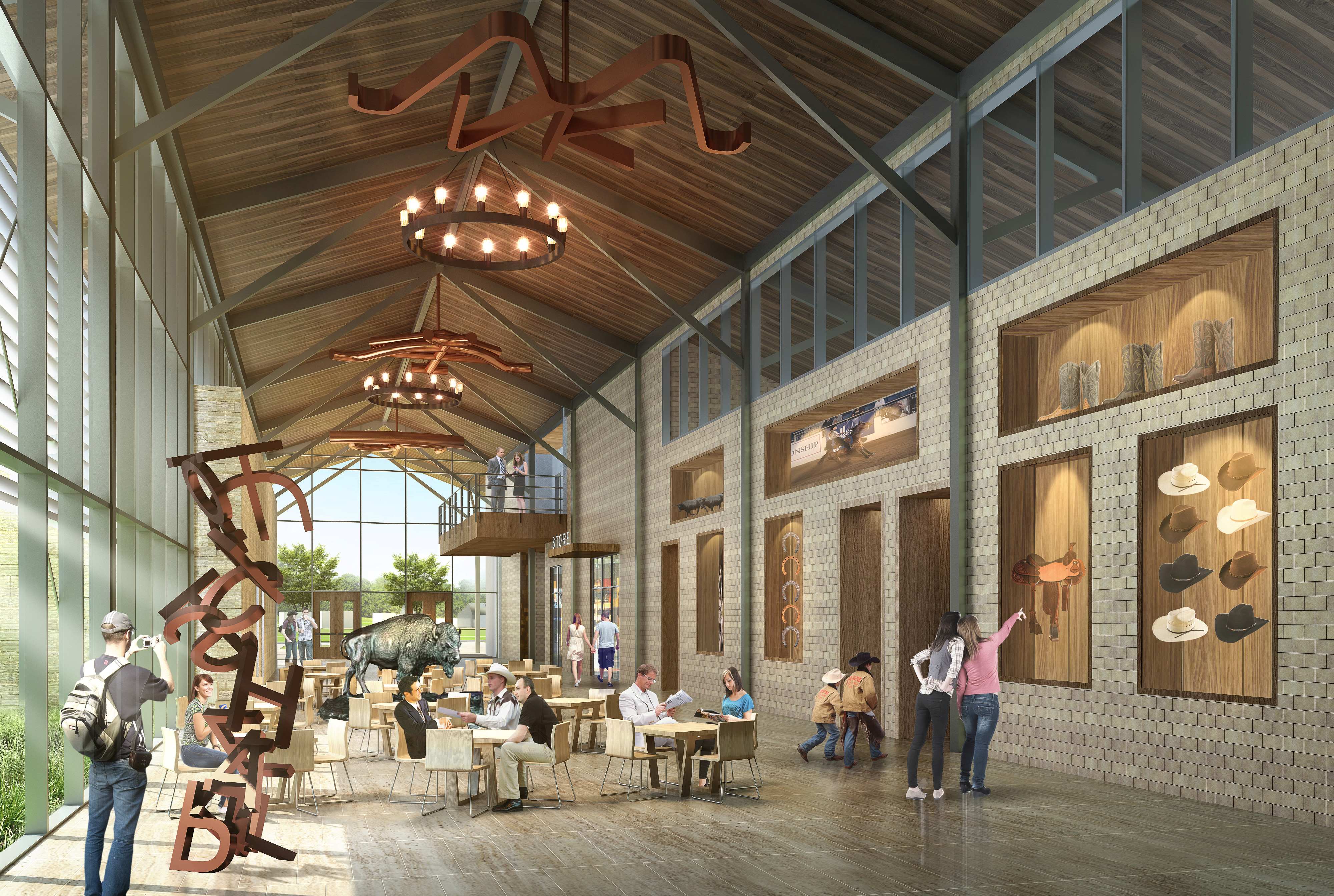 WTAMU-lobby-interior-eye-level-daytime-canyon-TX