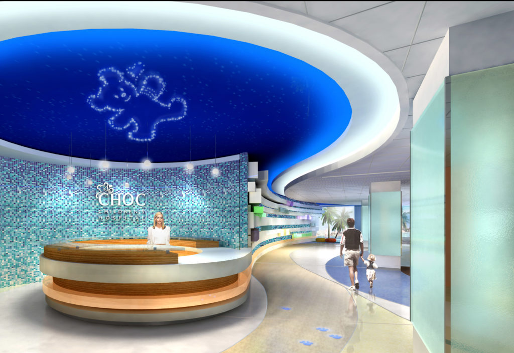 CHOC Children's Hospital - The Bill Holmes Tower Lobby - Interior Eye-level