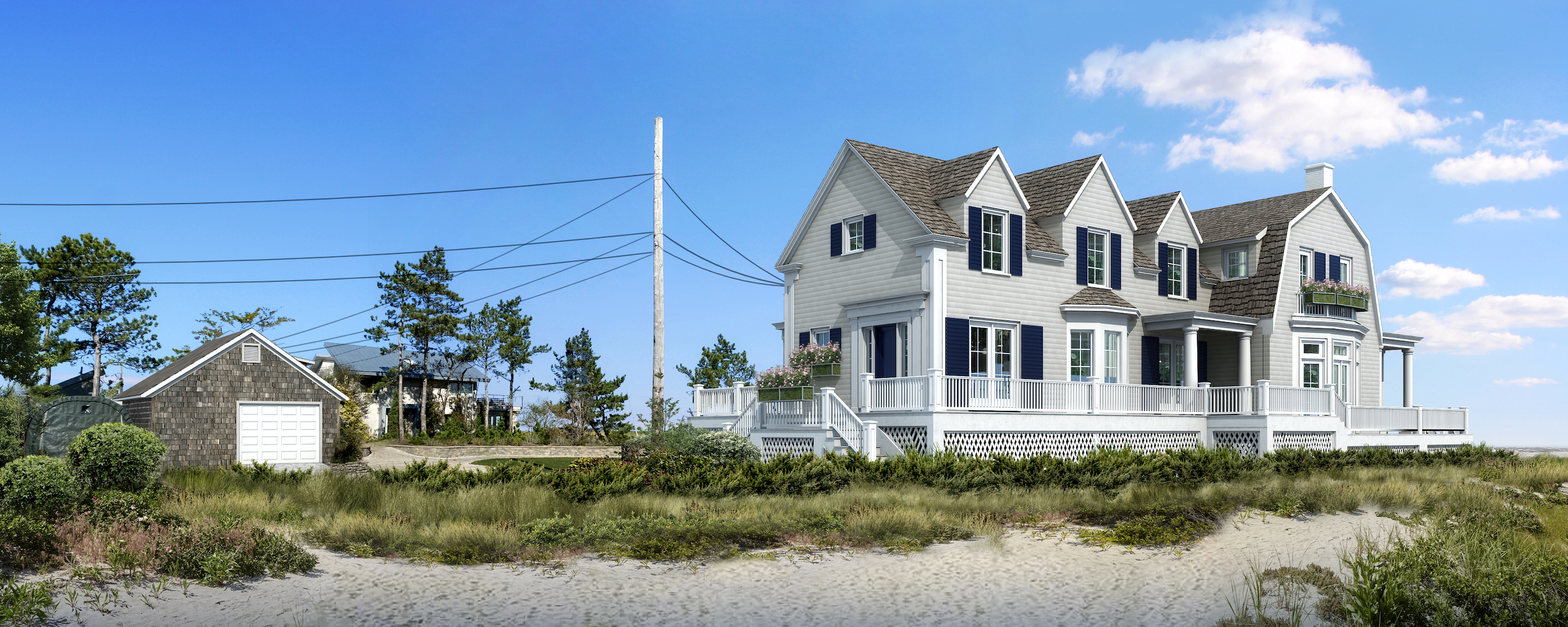 Residential exterior beachfront option 2