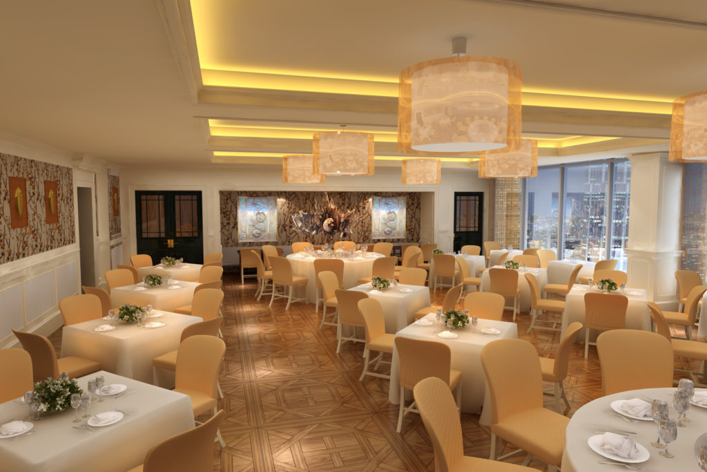 Petroleum Club of Houston Member Grill Interior Eye-level