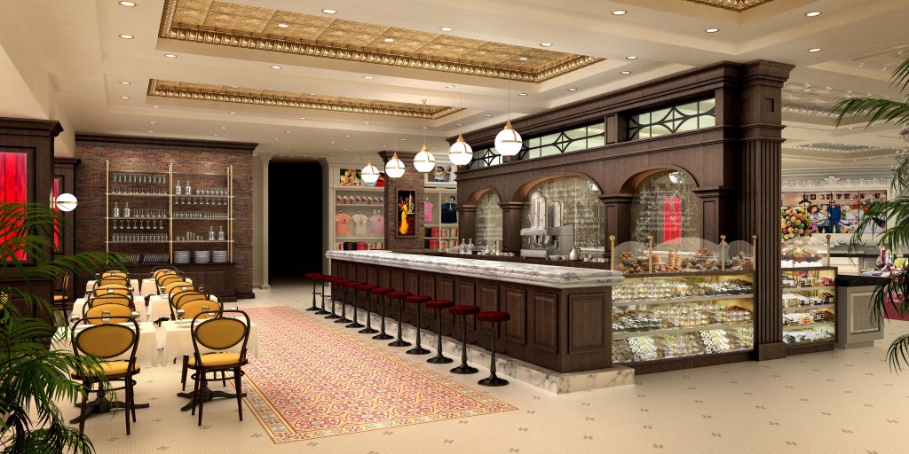 Sugar Factory Dining Interior Eye-level