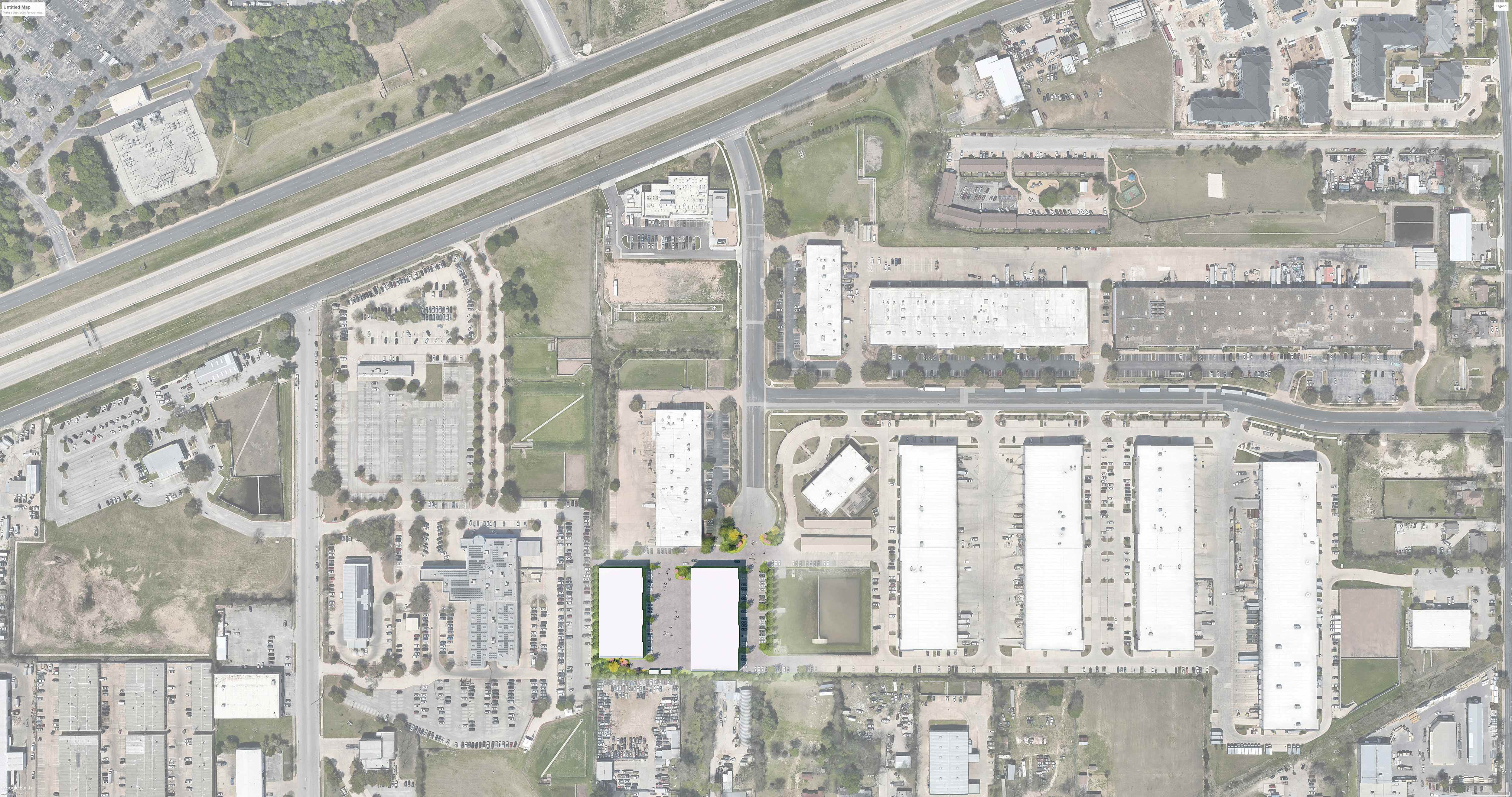 Freehill-Comsouth-Site-Plan-Exteiror-Aerial-Daytime-Austin-TX