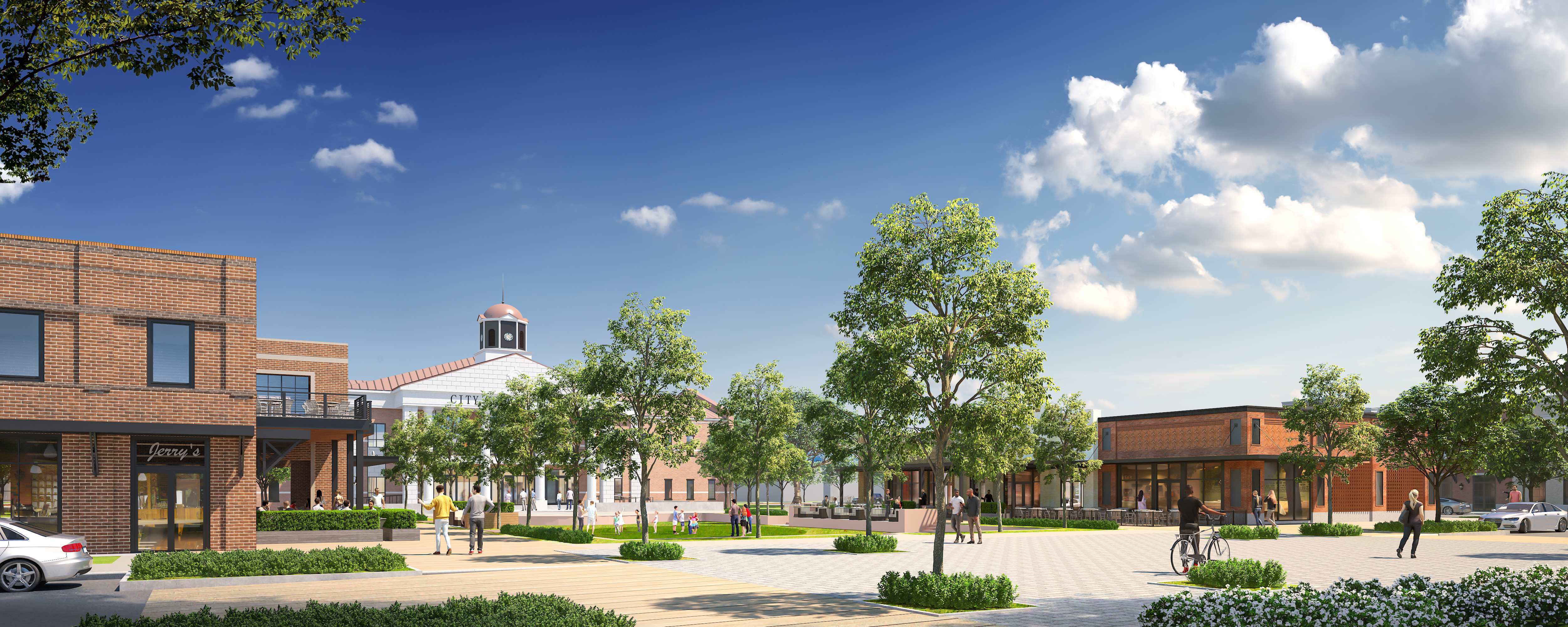 Riceland-McGrath-Town-Center-Plaza-Exterior-Eye-Level-Daytime-Mont-Belvieu-Texas