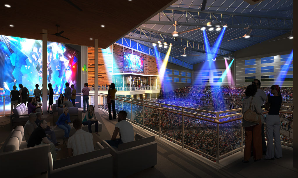 Valley Ranch Amphitheater Balconies Interior