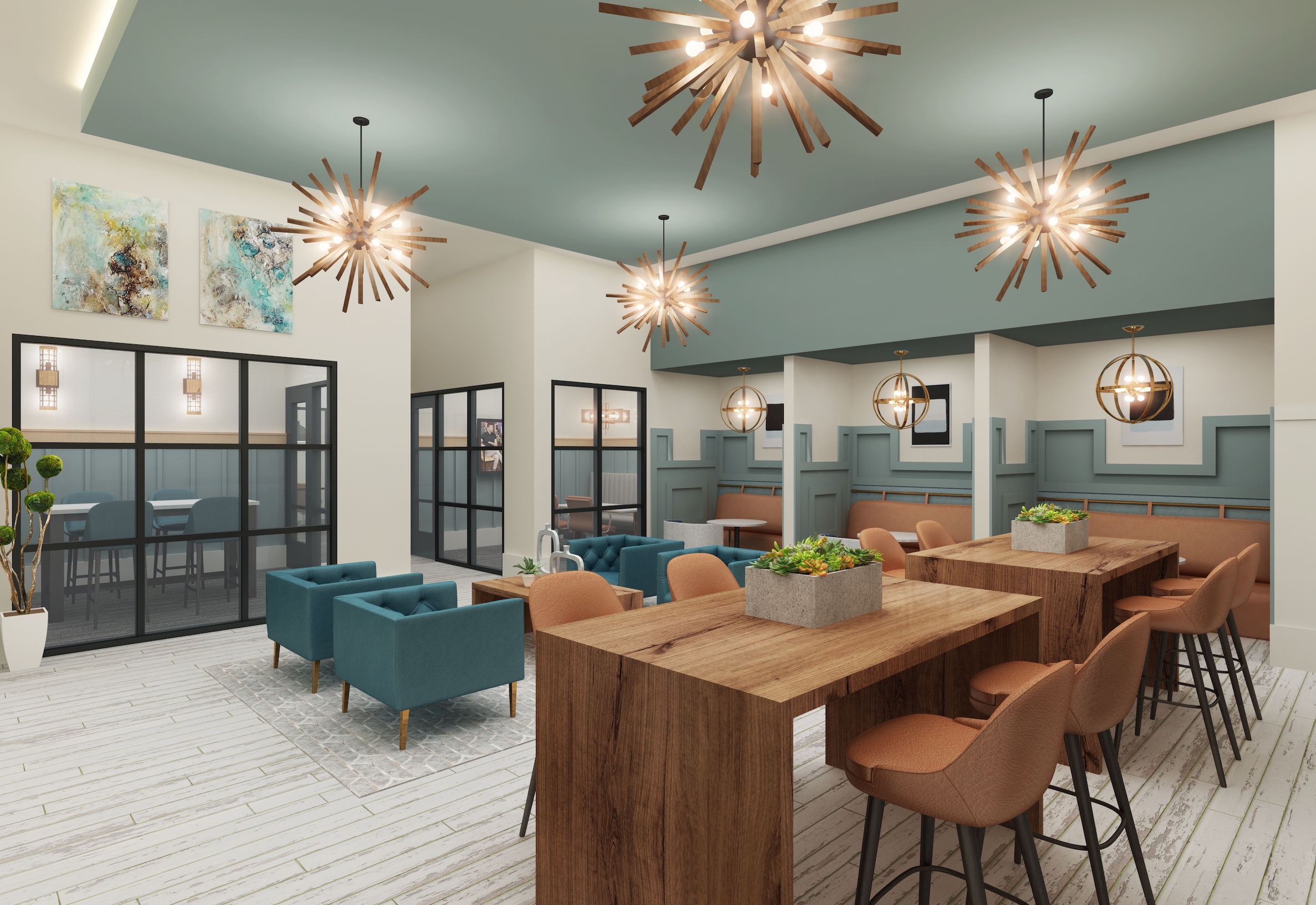 Highpark Apartments Interior Lounge