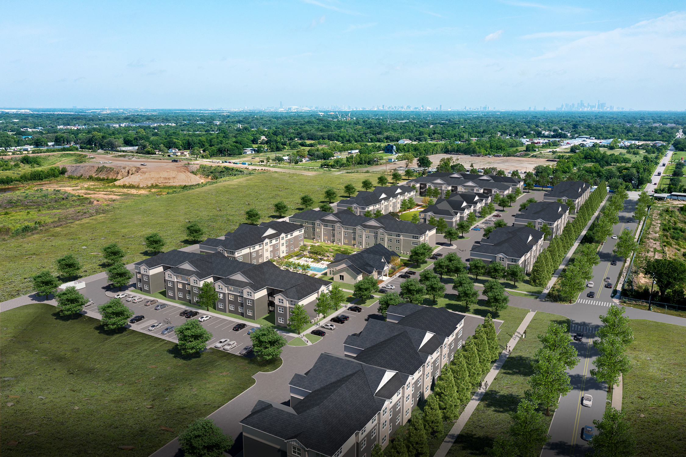 Modera Cottingham Overall Aerial View