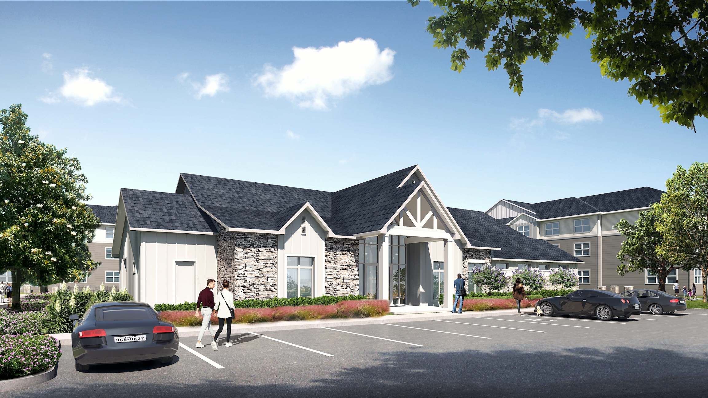 Modera Cottingham Exterior Clubhouse View