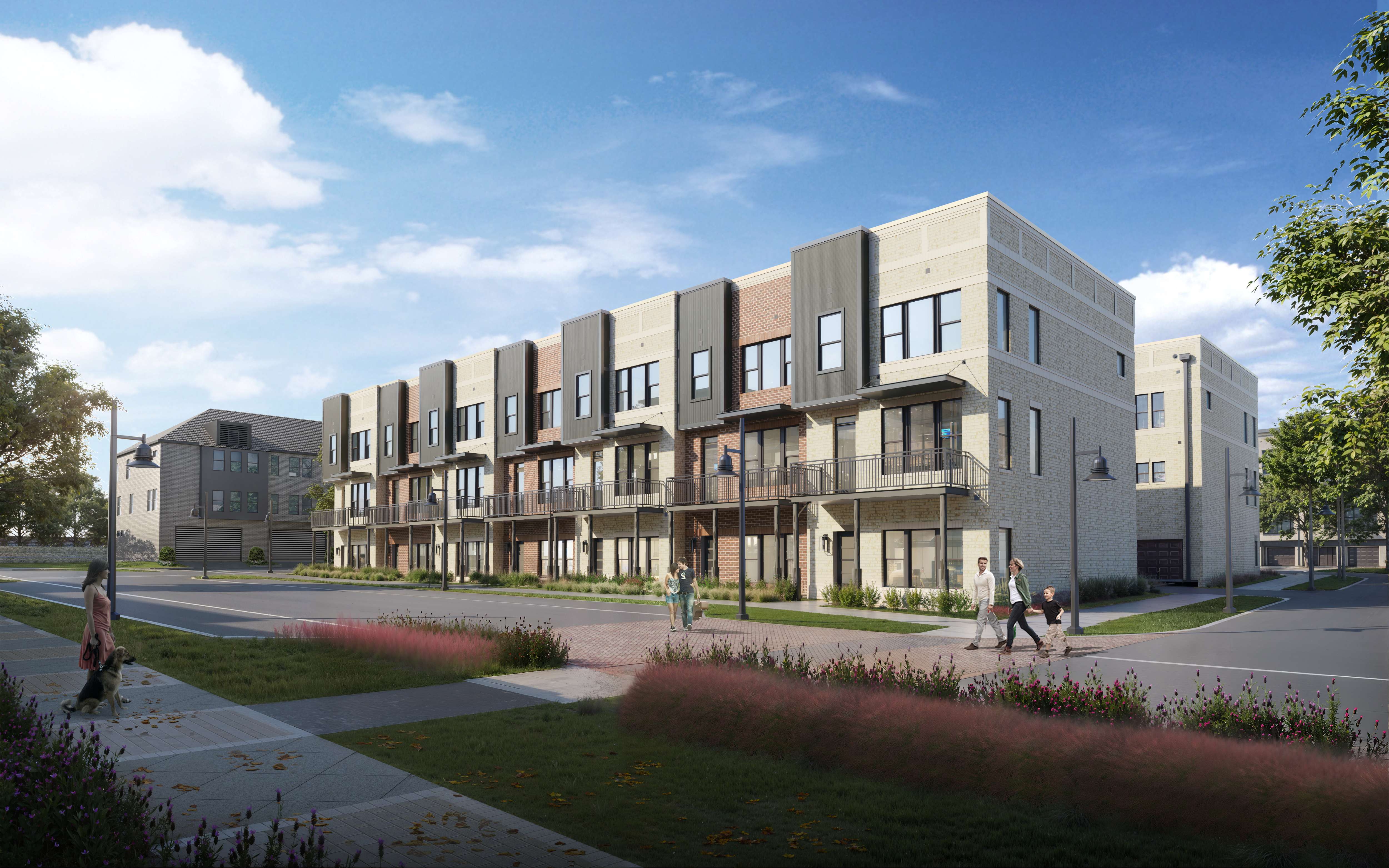 AMLI-Treehouse-Townhomes-Exterior-Eye-Level-Daytime-Addison-TX