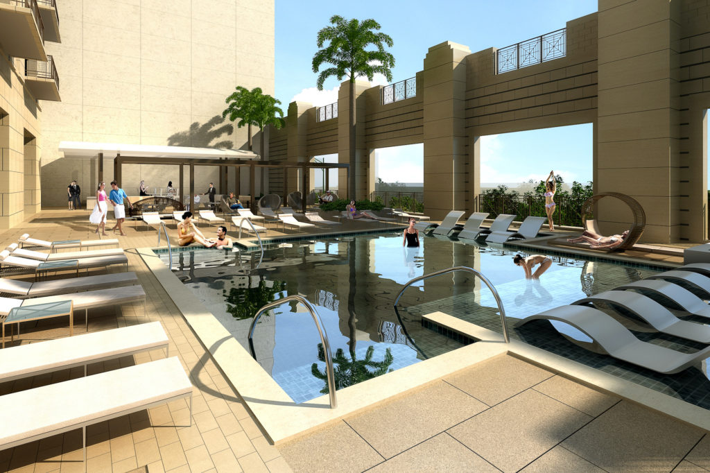 Market-Square-Tower-Greystar-Houston-Pool-1-Exterior-Eye-Level-Daytime-Houston-Texas