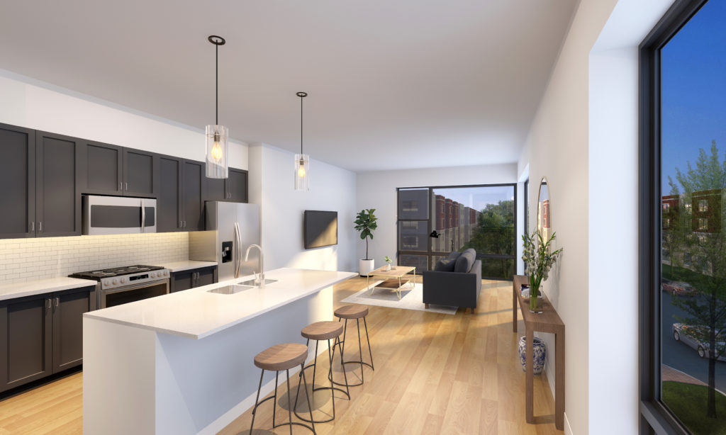 The Lane at Waterway Unit Interior Eye-level Daytime