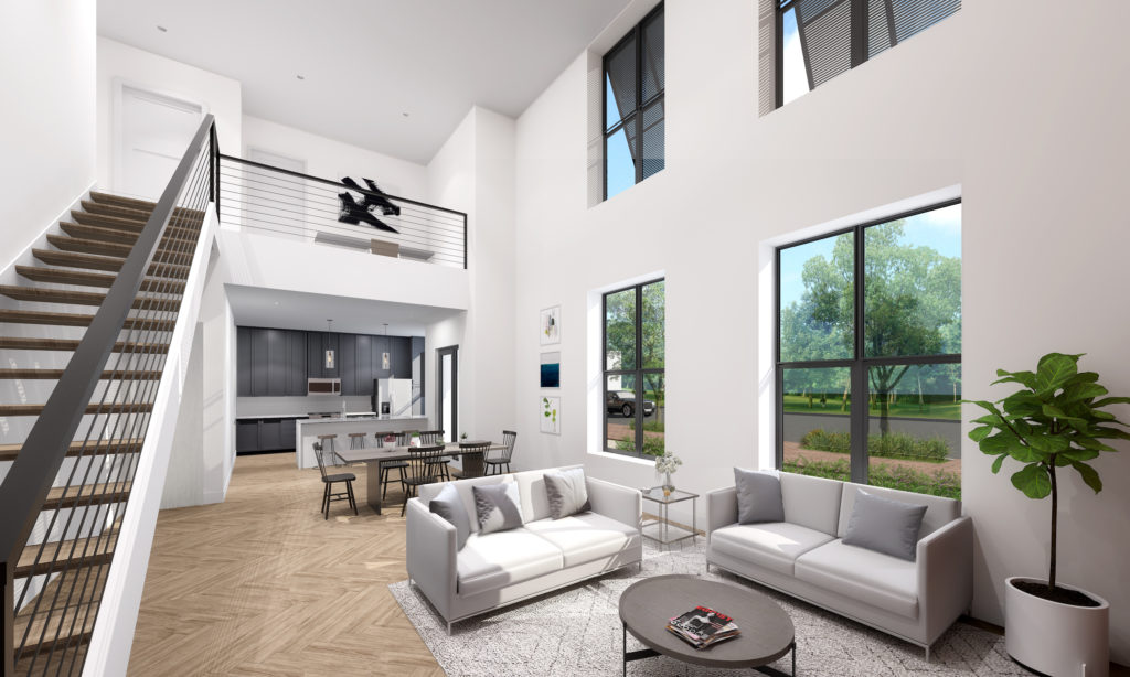 The Lane at Waterway Townhouse Unit Interior Eye-level Daytime