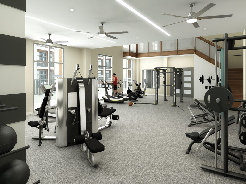 The Monroe Fitness Interior Eye-level