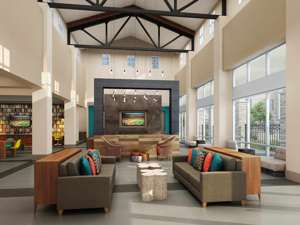 The Retreat at the Rim Clubhouse interior Eye-level