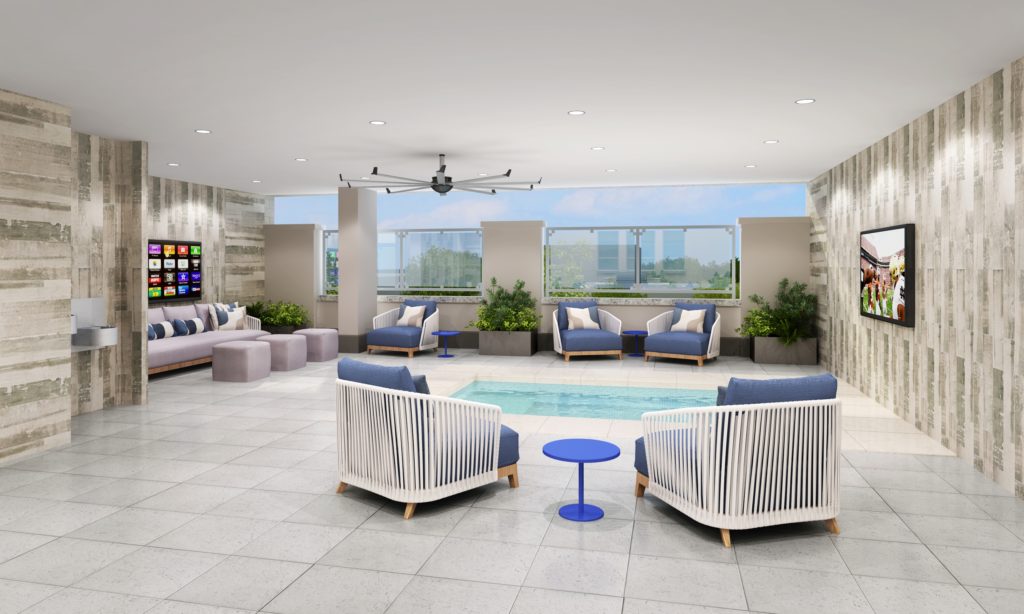 The Villas on Nueces Spa Interior Eye-level