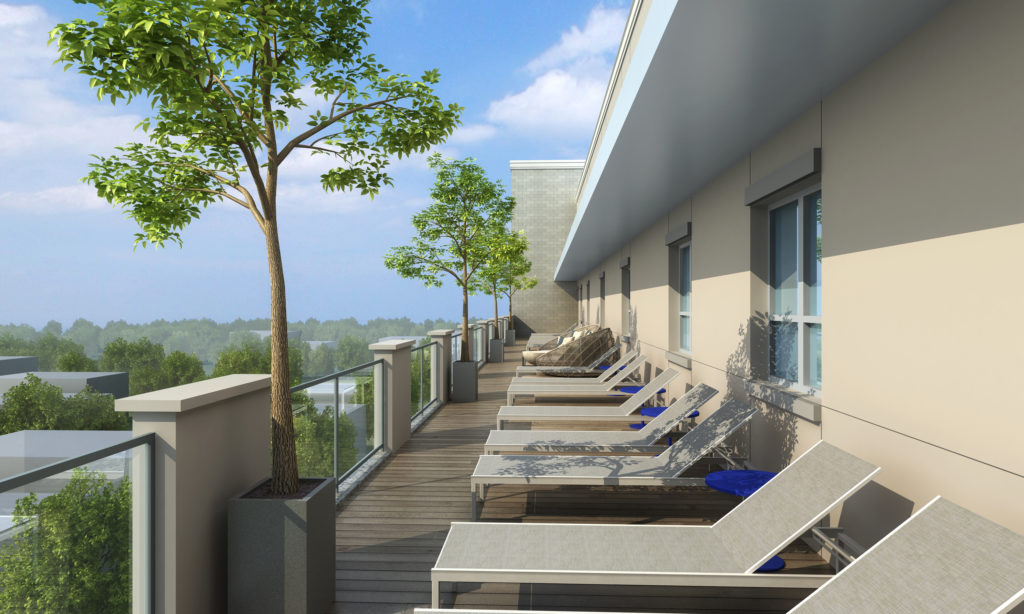 The Villas on Nueces Sun Deck Exterior Eye-level
