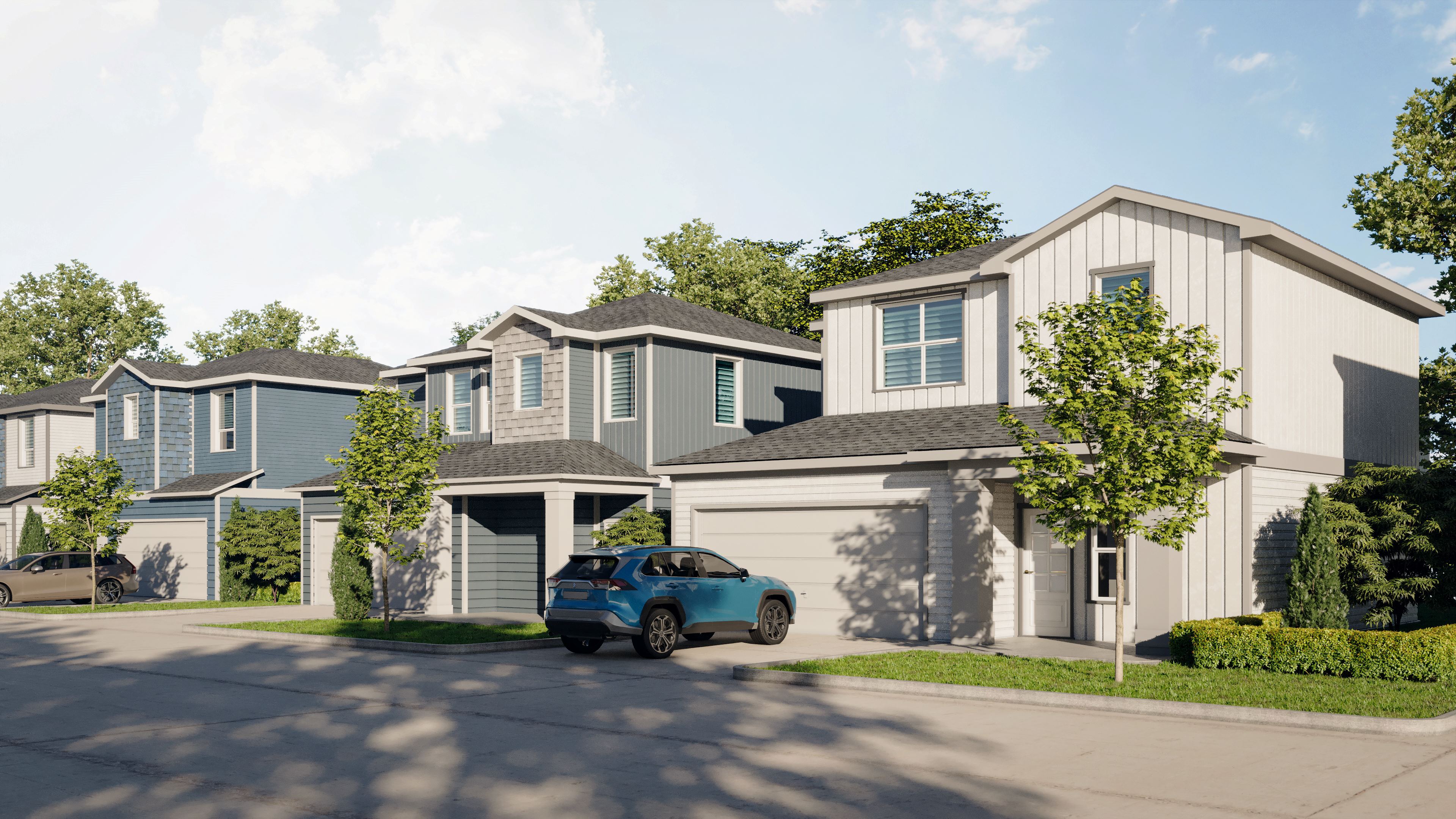 Villas-At-Creekside-3-Types-Of-Homes-2-Exterior-Eye-Level-Daytime-New-Braunfels-Texas