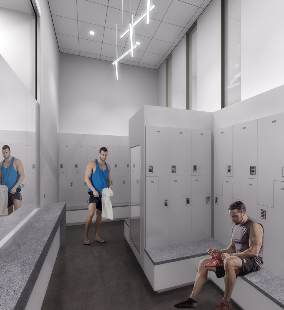 Williams Tower Fitness Interior eye-level