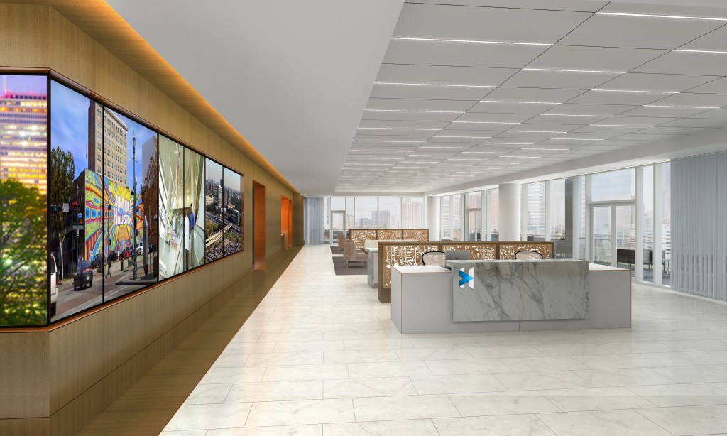 Greater Houston Partnership Tower Interior Lobby