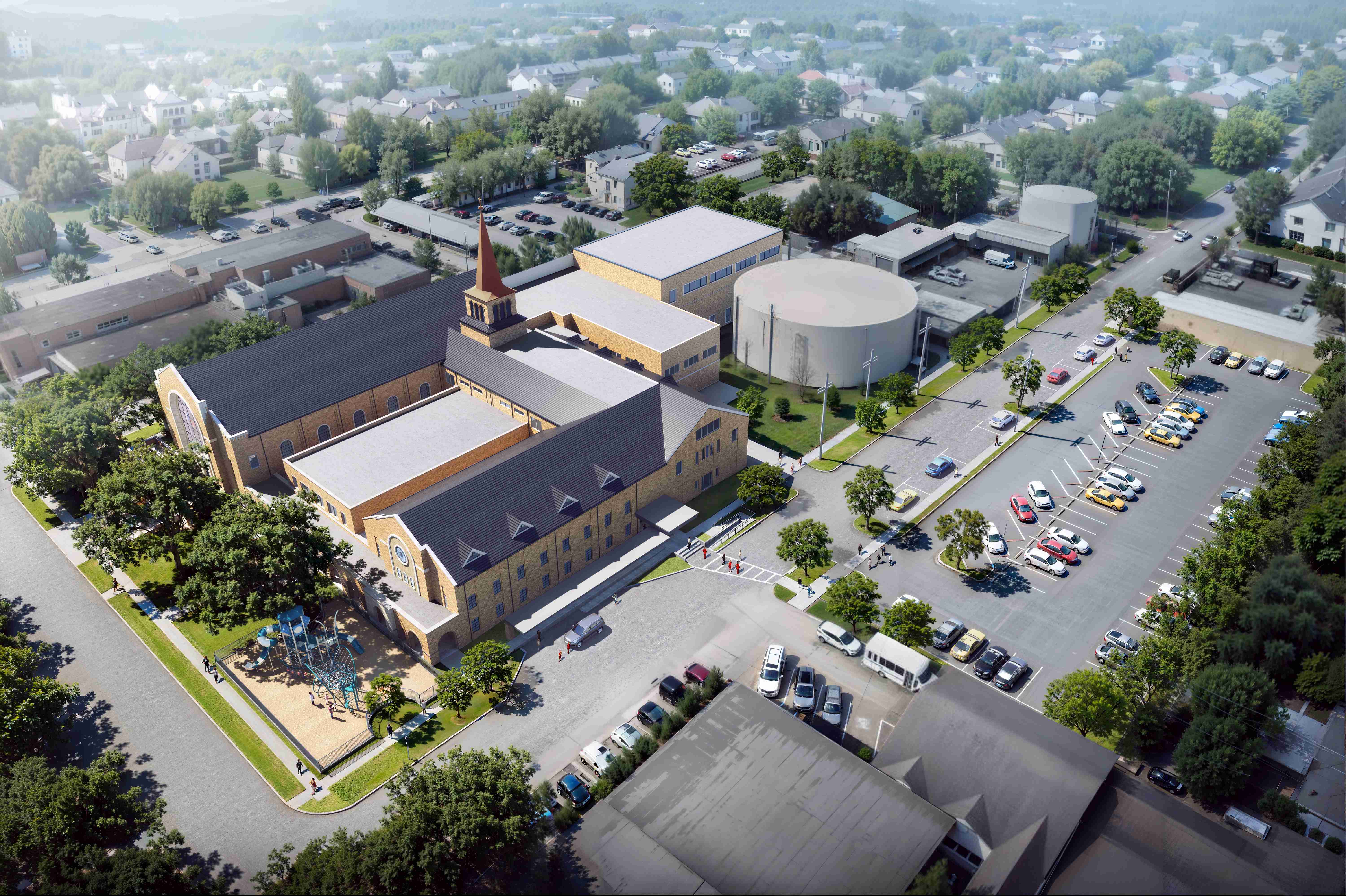 5-25053-CityRise-West-University-Baptist-Houston-daylight-Aerial-Overall