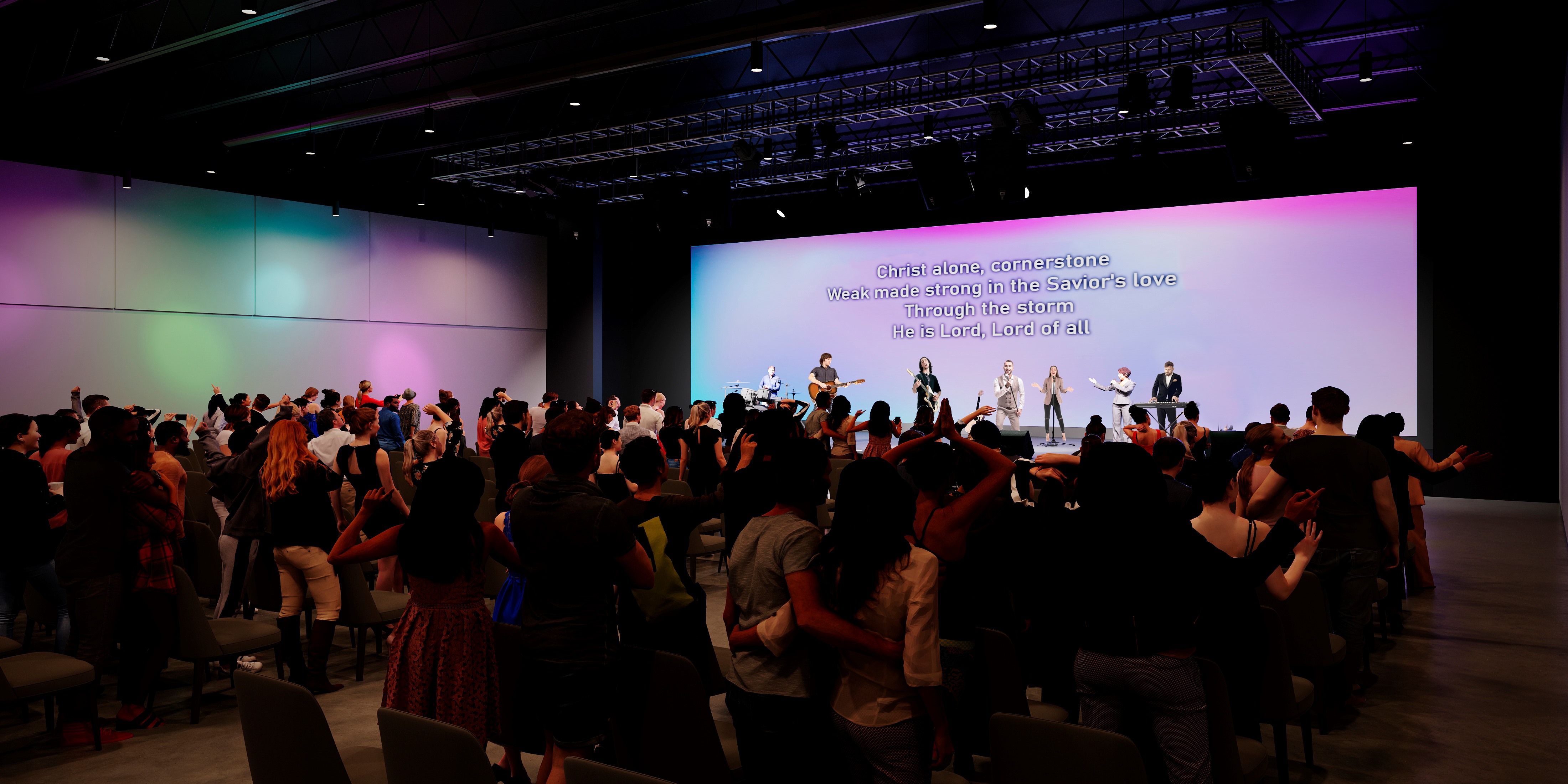 Grace-Fellowship-Church-North-Katy-Merriman-Holt-Powell-Architects-Worship-Interior-Eye-Level-Houston-Texas