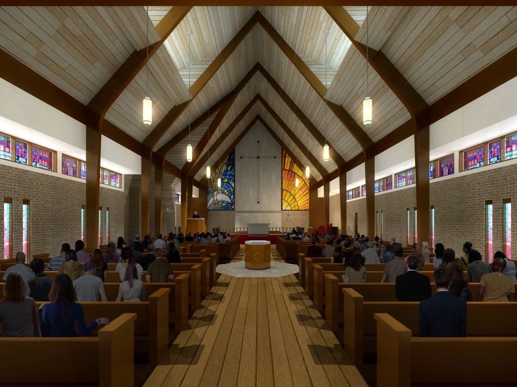 Holy Spirit Episcopal Church Interior Eye-level