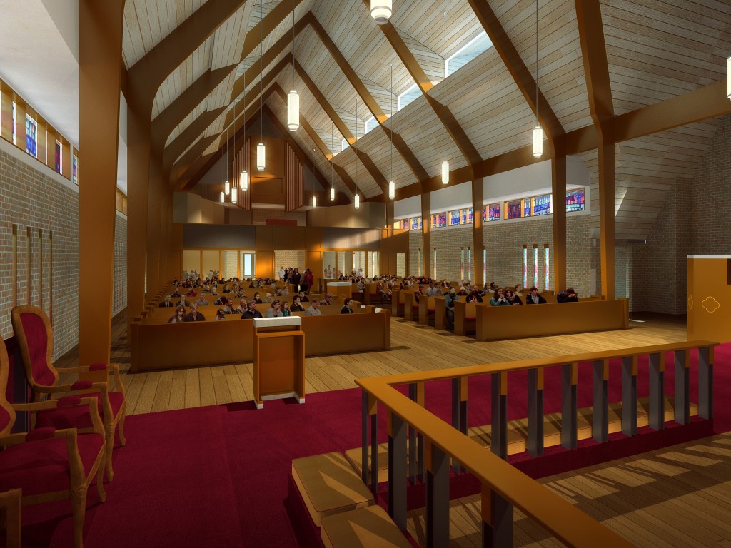 Holy Spirit Episcopal Church Interior Eye-level