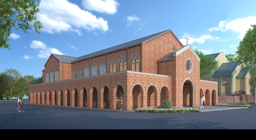 St. Anthony of Padua Catholic Church Chapel Exterior Eye-Level