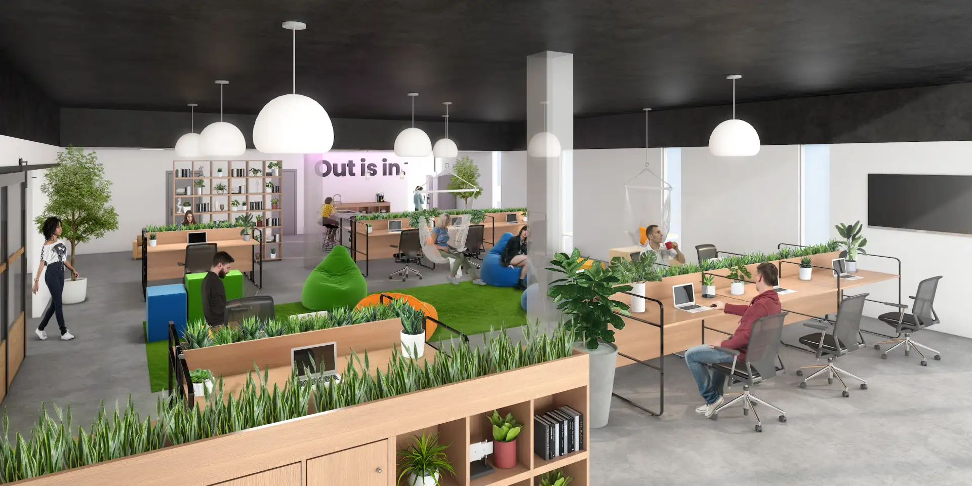 TAXA Outdoors interior office