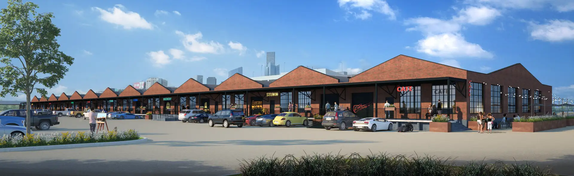 The Docks exterior daytime