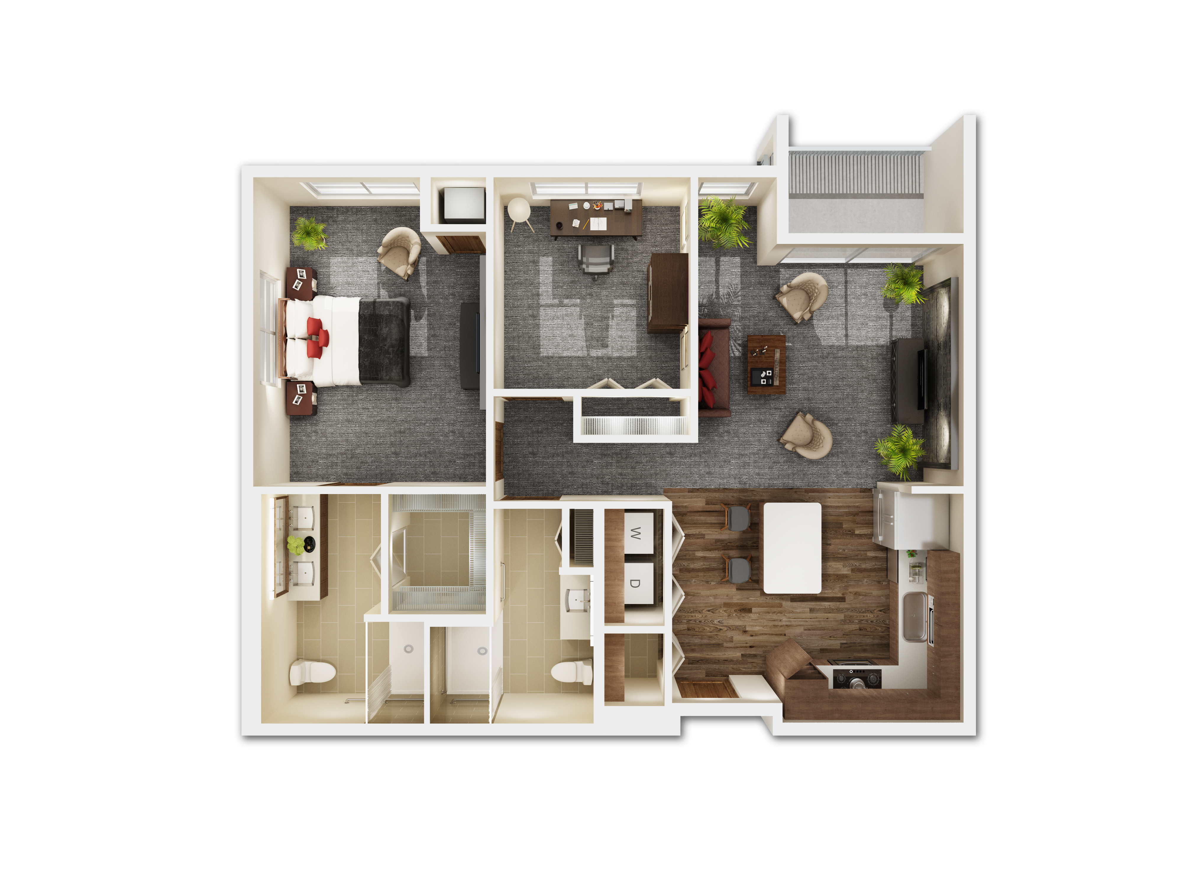 Melody Living Interior Floor Plan