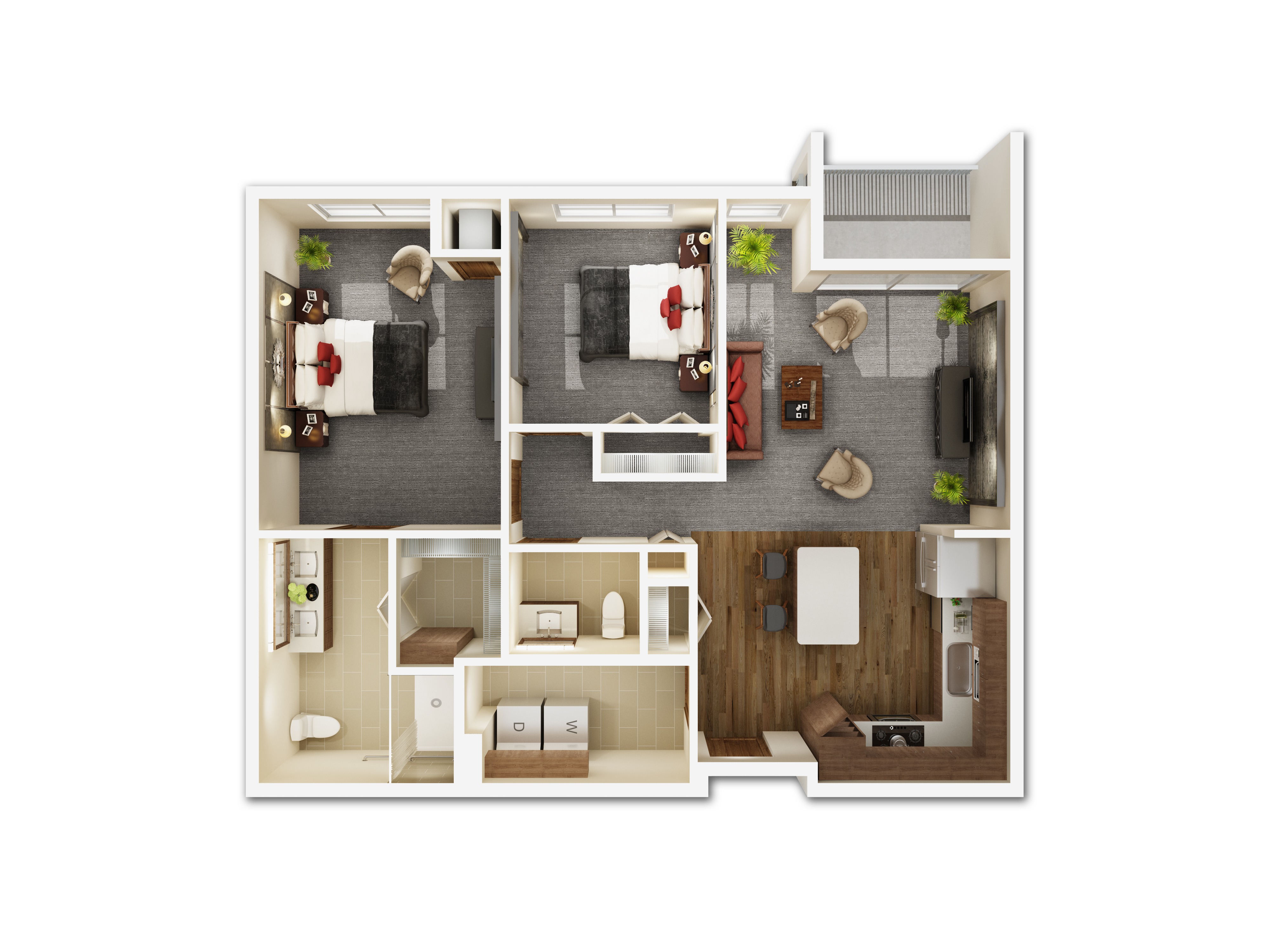 Melody Living Interior Floor Plan