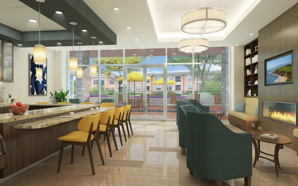 The Village at The Triangle - Lounge Interior Eye-level Daytime