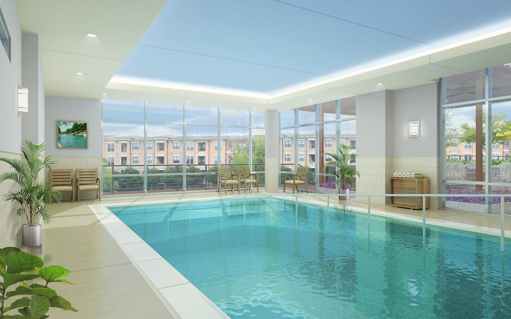 The Village at The Triangle - Pool Interior Eye-level Day-time