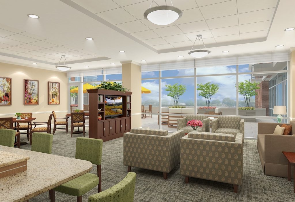 The Village of River Oaks - Lounge Interior Eye-level Daytime